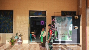 Koramil 1627-01/Ba’a Pastikan Kegiatan Keagamaan Jemaat Efata Lekione Berlangsung Aman