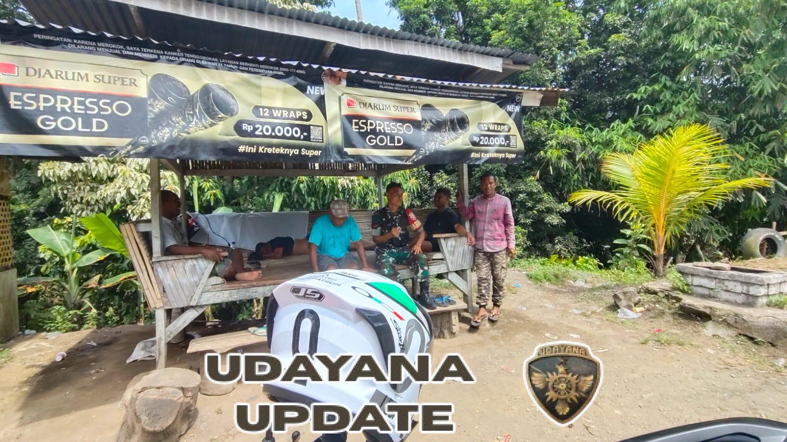 Babinsa Koramil 1602-04/Maurole Laksanakan Pamwil dan Komsos di Desa Unggu