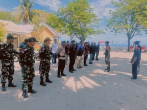 Satgas Pamtas Yonarhanud 2 Kostrad Gelar Operasi Gabungan Pengawasan Orang Asing di Wini