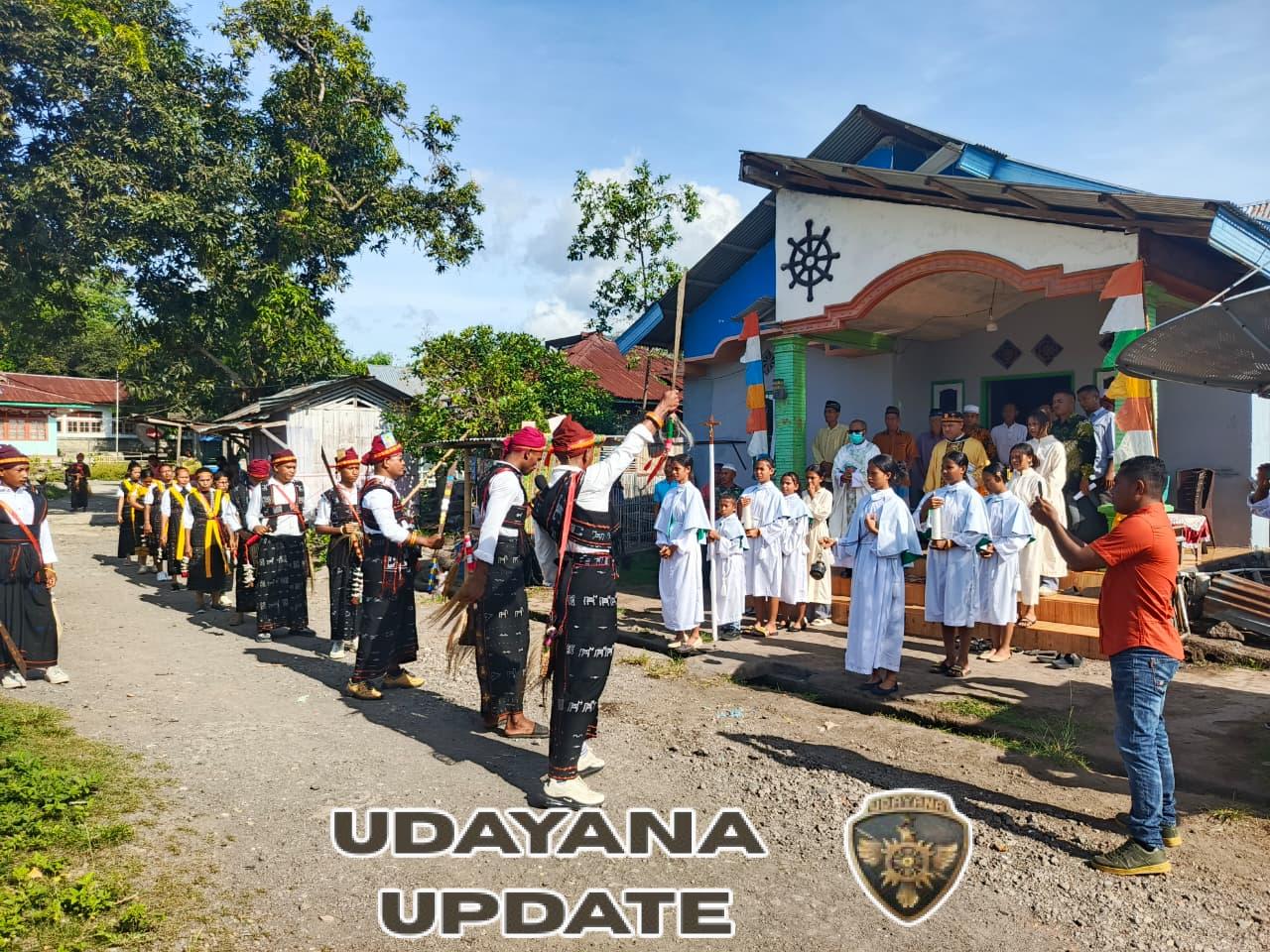 Babinsa Bajawa Amankan Ibadah Hari Raya Kristus Raja di Golewa Selatan