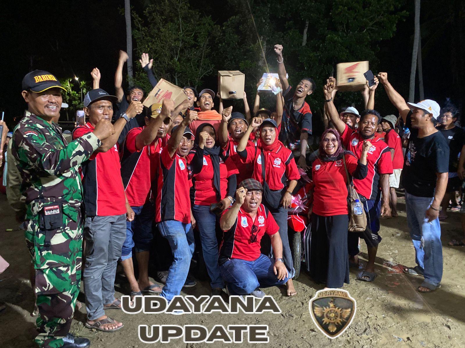 Barapan Kerbau Akbar HUT KSB ke-22, Danramil 1628-01/Taliwang wakili Dandim 1628/KSB Hadiri dan Pantau Langsung Acara