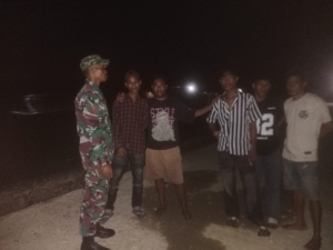 Koramil 1608-04/Woha Gelar Apel Patroli Siskamling Tiga Kecamatan