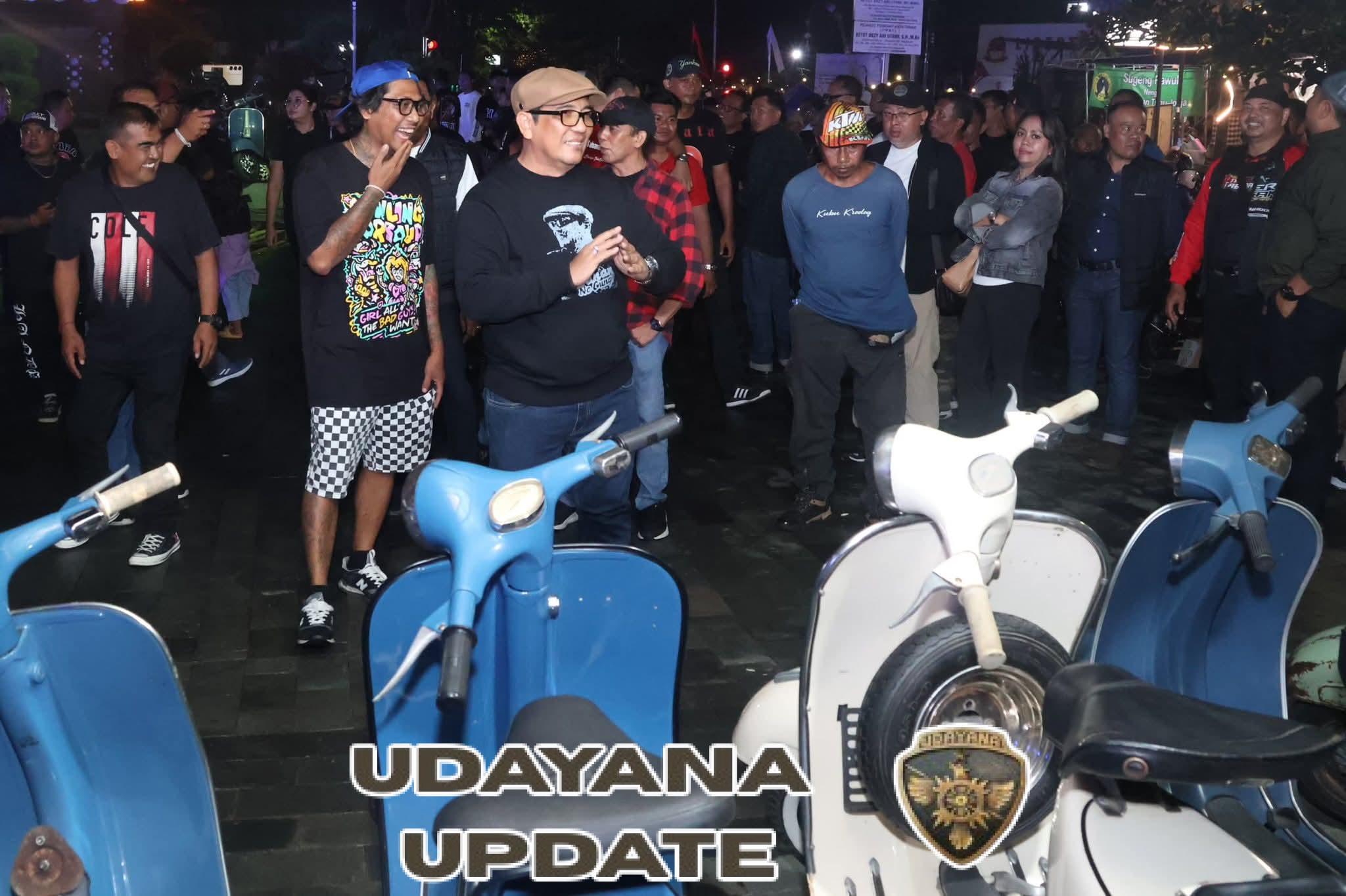 Bupati Sanjaya Hadiri Gathering Komunitas Motor Meriahkan HUT Kota Singasana ke-532
