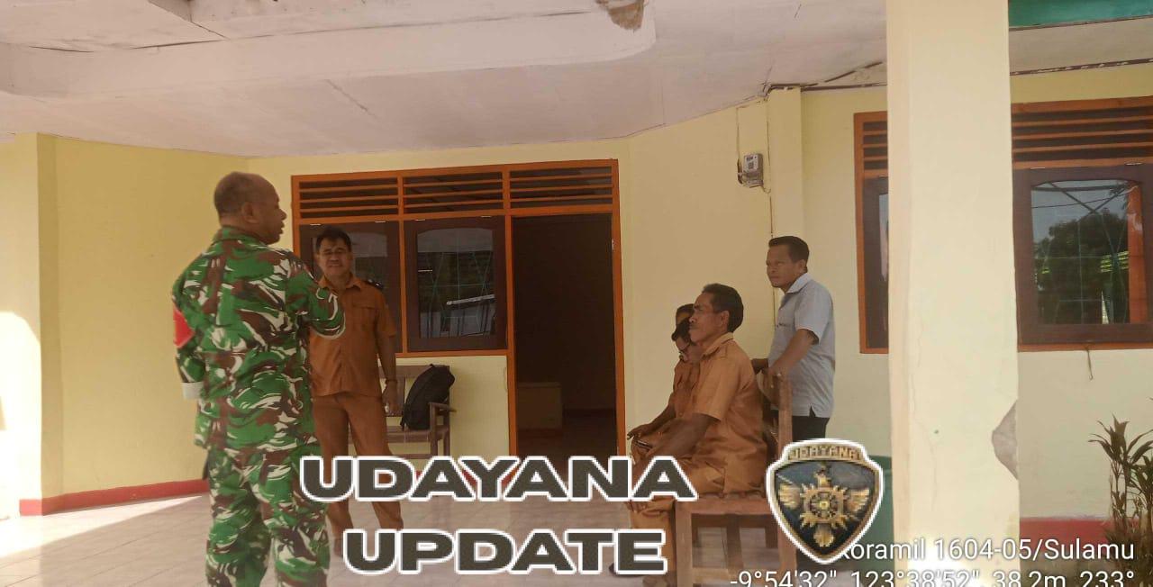 Babinsa Dan Aparat Desa Poto Bahas Tugas Bersama