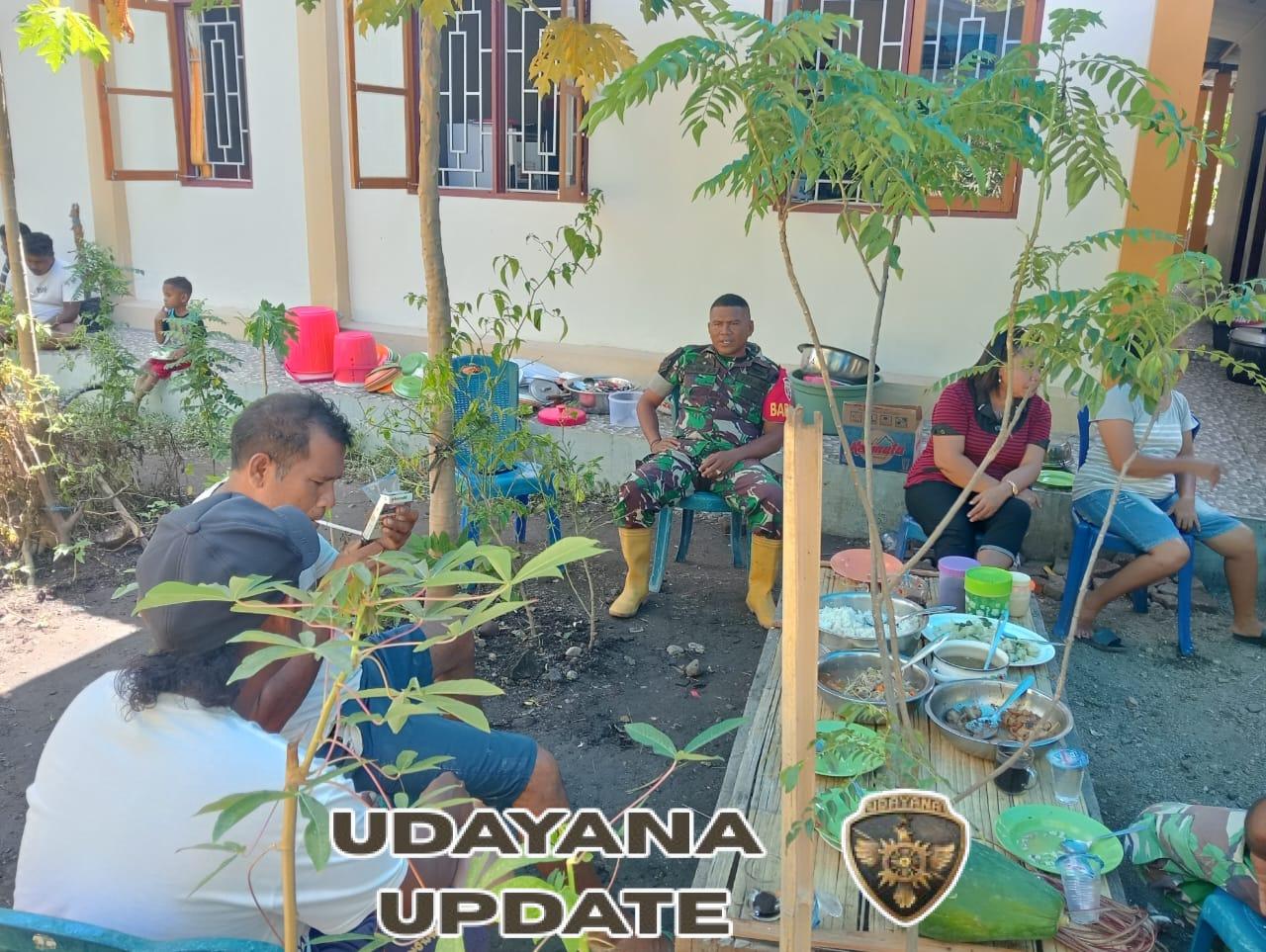 Babinsa Sertu Donatus Kiri Gelar Pamwil dan Komsos di Desa Niranusa