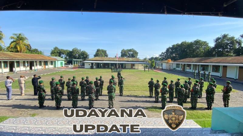 Kodim 1603/Sikka Gelar Upacara Bendera Rutin Dipimpin Langsung Dandim