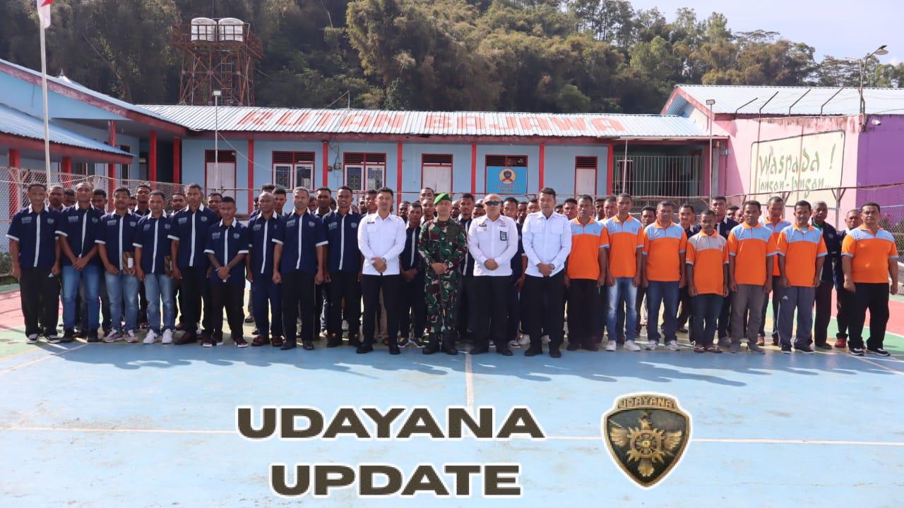 Komandan Kodim 1625/Ngada Pimpin Upacara Hari Bela Negara di Rutan Kelas IIB Bajawa