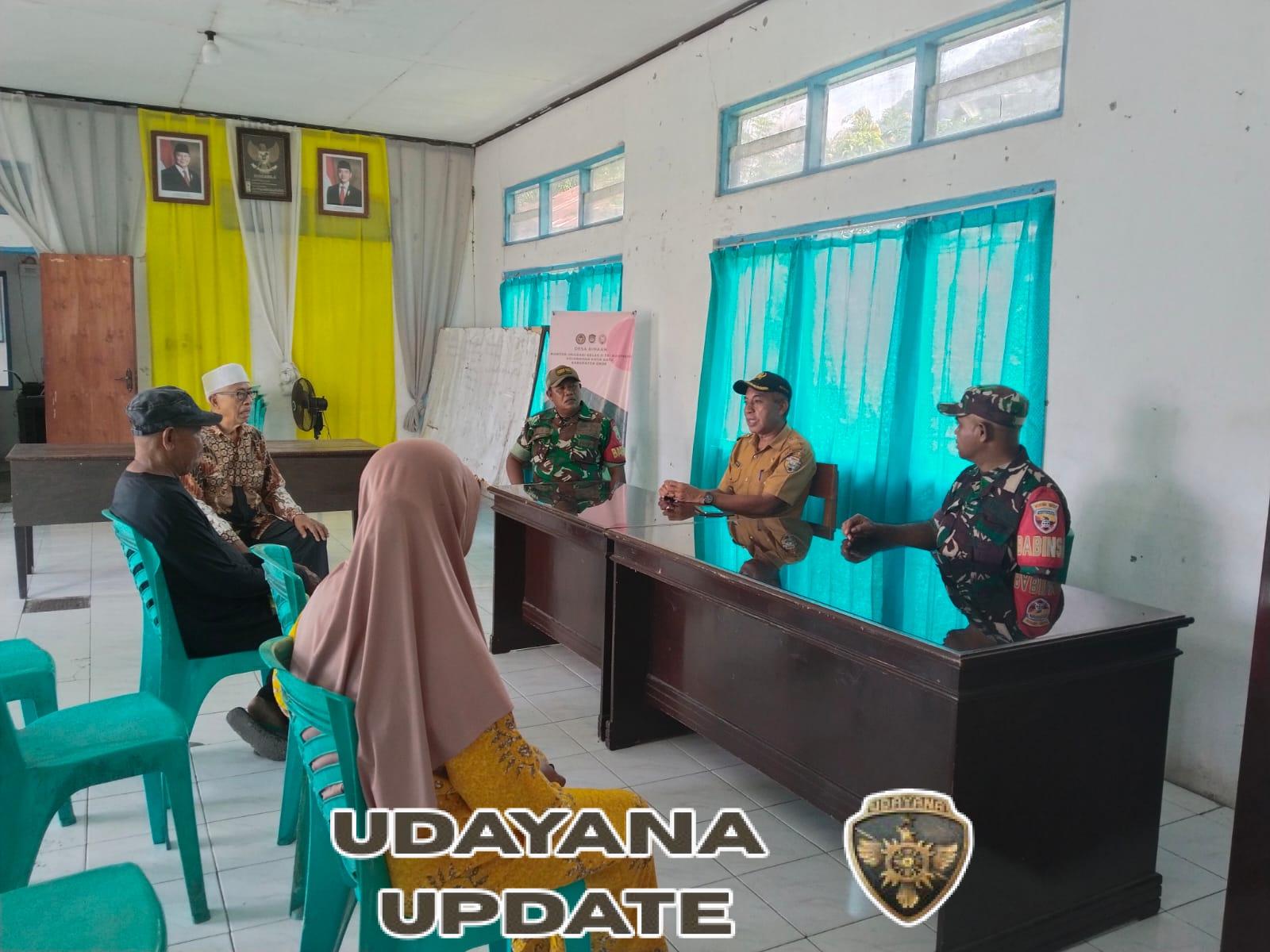 Babinsa Koramil 1602-01/Ende Fasilitasi Mediasi Warga di Kelurahan Kota Ratu