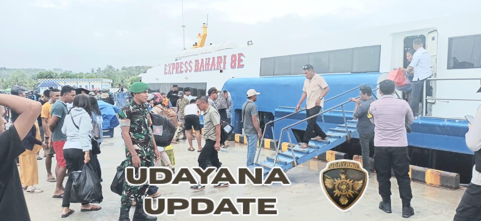 Koramil 1627-01/Ba’a Intensifkan Pengawasan Kedatangan Kapal di Pelabuhan Ba’a