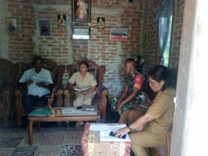 Babinsa Koramil 05/Aesesa Dampingi Dinas Pertanian pada Sosialisasi Pembentukan Brigade Pangan