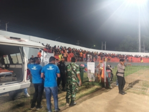 Kodim 1602/Ende Kerahkan Personel Amankan Pertandingan ETMC 2025