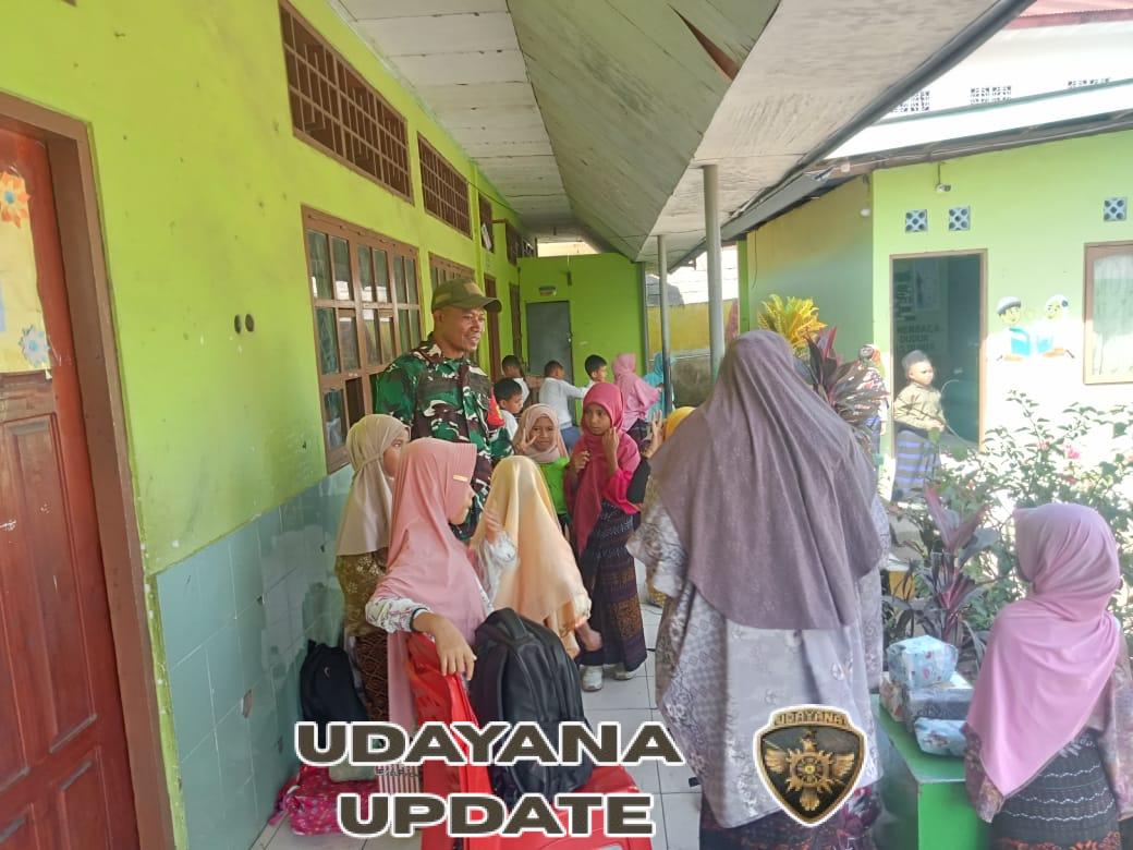 Babinsa Ende Hadir di SD/MIS Fatimiyah, Dorong Semangat Belajar Siswa di Hari Guru Nasional