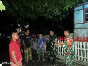 Keamanan Desa Hidirasa Terjaga Kondusif Berkat Patroli Rutin Babinsa dan Warga