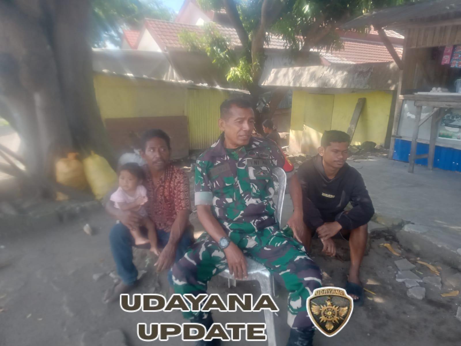 Babinsa Koramil 1602-01/Ende Laksanakan Komsos dan Pamwil di Kelurahan Paupire