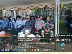 Wakili Danramil, Babinsa Ende Dampingi Kegiatan PGRI dan Lakukan Komsos dengan Masyarakat