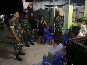 Ketua RT dan Babinsa Bersama Sosialisasi Pencegahan Penyalahgunaan Narkoba