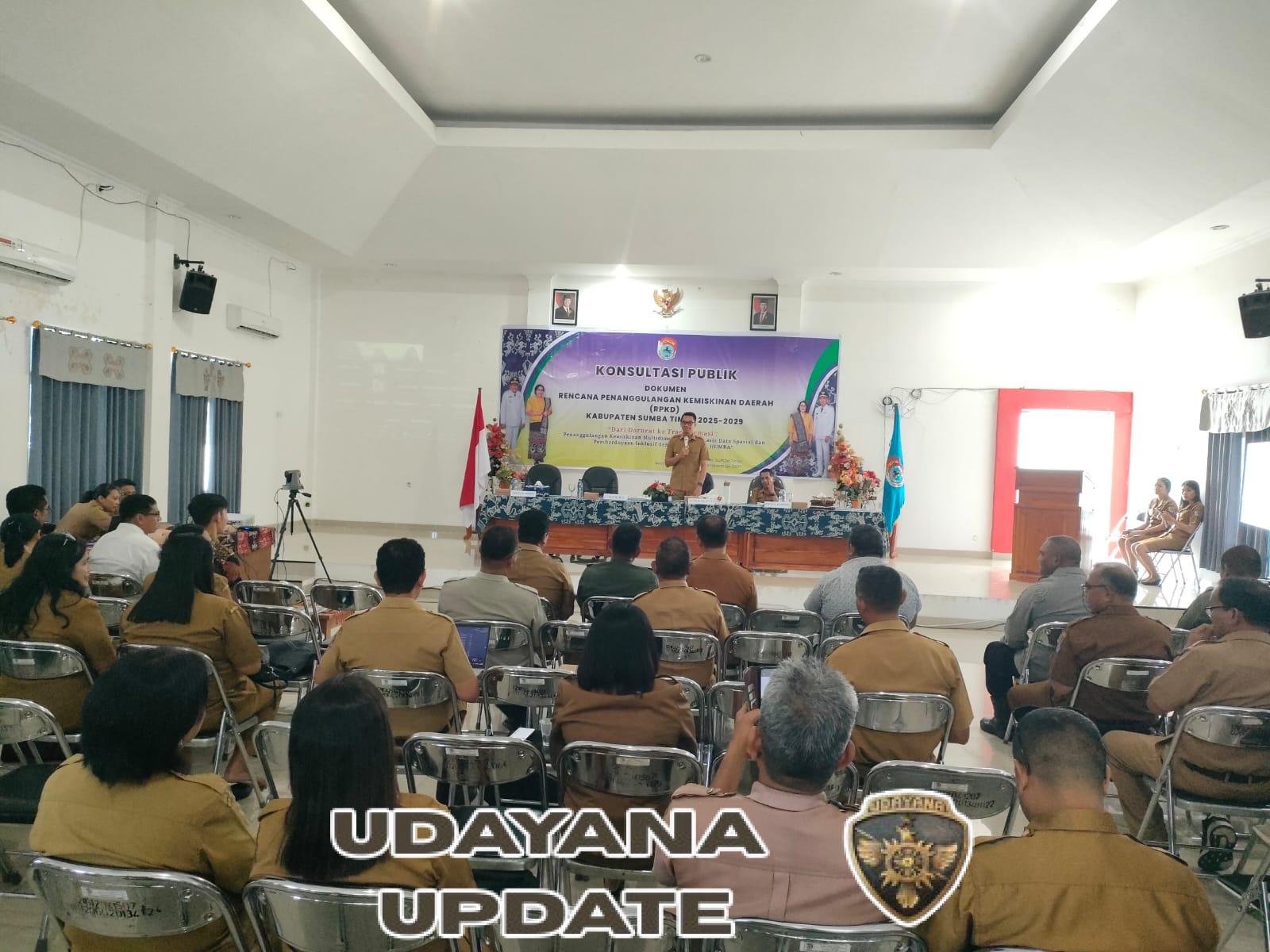 Kasdim 1601/Sumba Timur Hadiri Rapat Konsultasi Publik RPKD 2025–2029