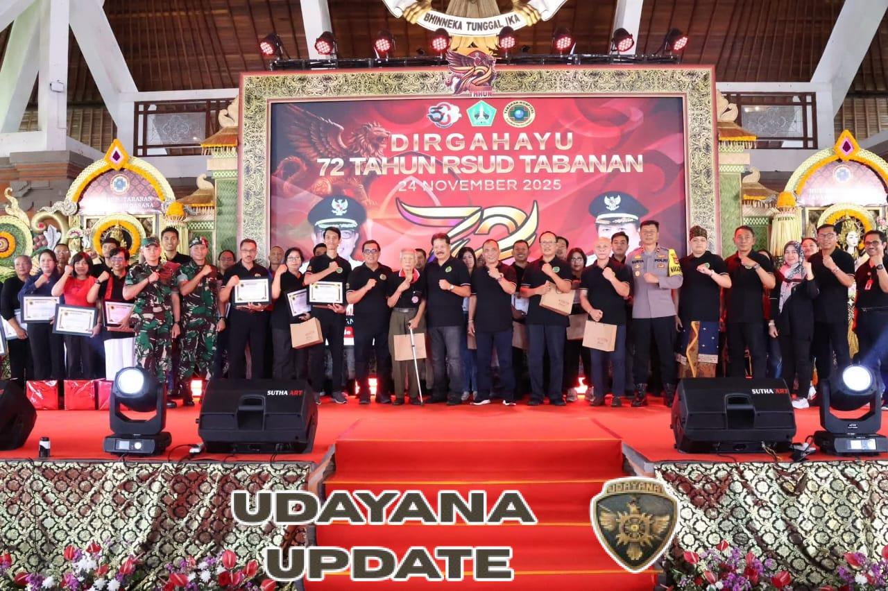 Bupati Sanjaya Ajak RSUD Tabanan Terus Tingkatkan Pelayanan di HUT ke-72