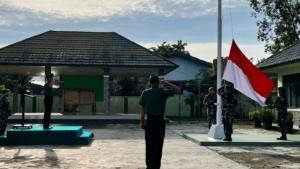 Kasdim 1613/Sumba Barat Pimpin Upacara Mingguan di Makodim Maliti