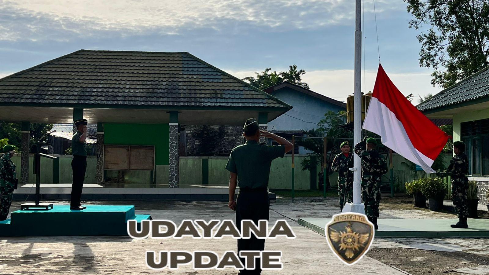 Kasdim 1613/Sumba Barat Pimpin Upacara Mingguan di Makodim Maliti