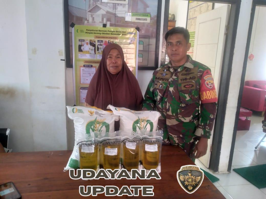 Penyaluran Banpang Tahap I Tahun 2025 di Desa Desaloka Berjalan Lancar, Babinsa Lakukan Pendampingan