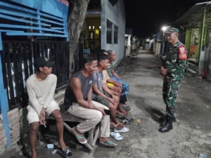 Koramil 1608-04/Woha Pimpin Apel Pengecekan Personil untuk Patroli Siskamling