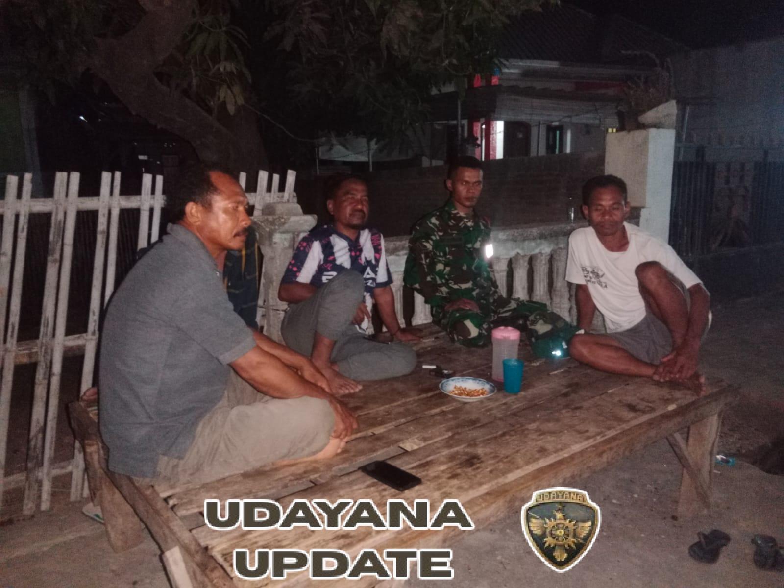 Babinsa Koramil 02/Bolo Laksanakan Patroli dan Ronda Malam di Wilayah Binaan, Jaga Ketertiban Masyarakat