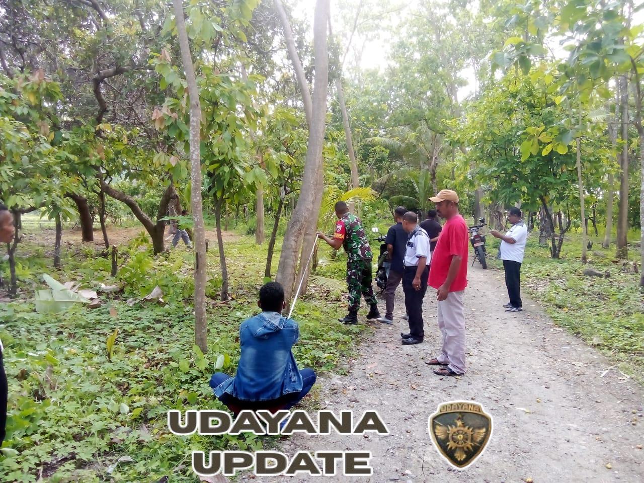 Babinsa Koramil 04 Dampingi Pengukuran Lahan Pembangunan Koperasi Merah Putih di Maurole