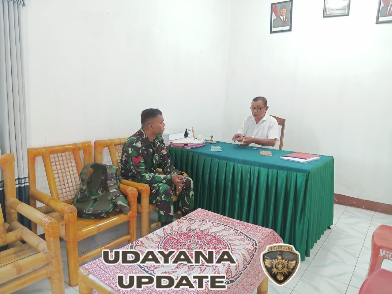 Babinsa Perkuat Pembinaan Teritorial di Desa Lamika