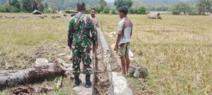 Siaga Musim Tanam: Koramil 05/Panite Pastikan Progres Opla Saluran di Desa Mio