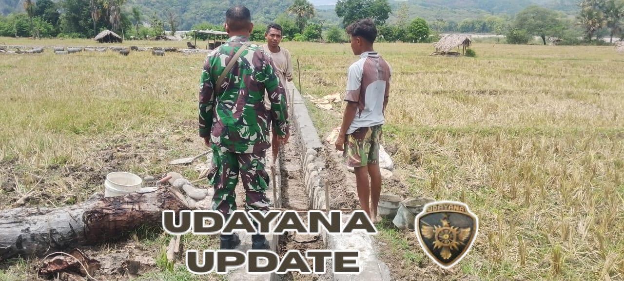 Siaga Musim Tanam: Koramil 05/Panite Pastikan Progres Opla Saluran di Desa Mio