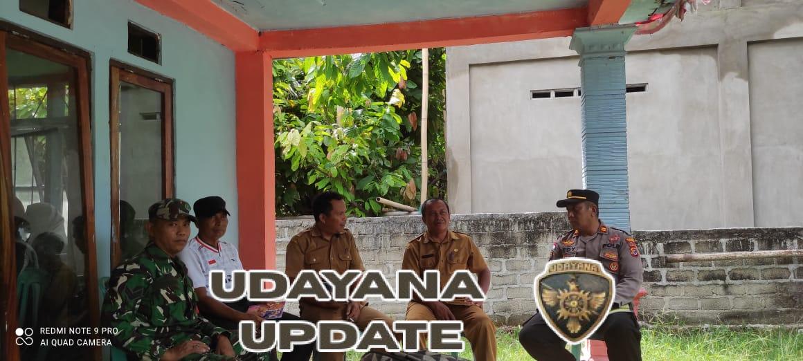 Babinsa dan Bhabinkamtibmas Bersinergi Jaga Keamanan Desa Maubasa Timur