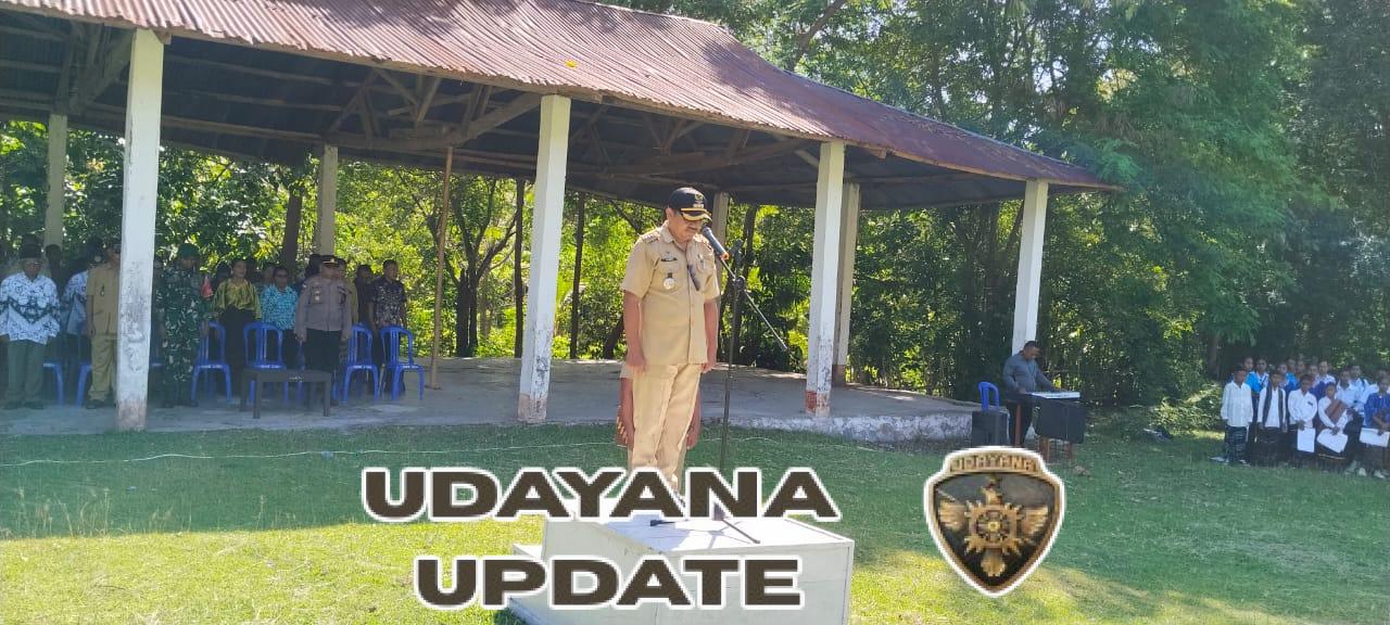 Babinsa Mewakili Danramil Hadiri Upacara HUT Guru Nasional di Lio Timur