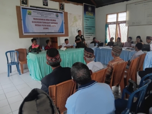 Musdes Khusus KDMP Desa Salama, Babinsa Tegaskan Komitmen Pengawalan Program