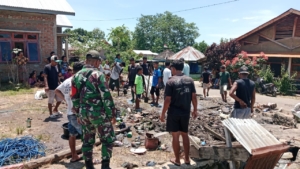 INSIDEN KEBAKARAN KIOS SEMBAKO DI DESA WAE MOSE, BABINSA KORAMIL 1630-02/LEMBOR SEGERA MERESPON LAPORAN WARGA