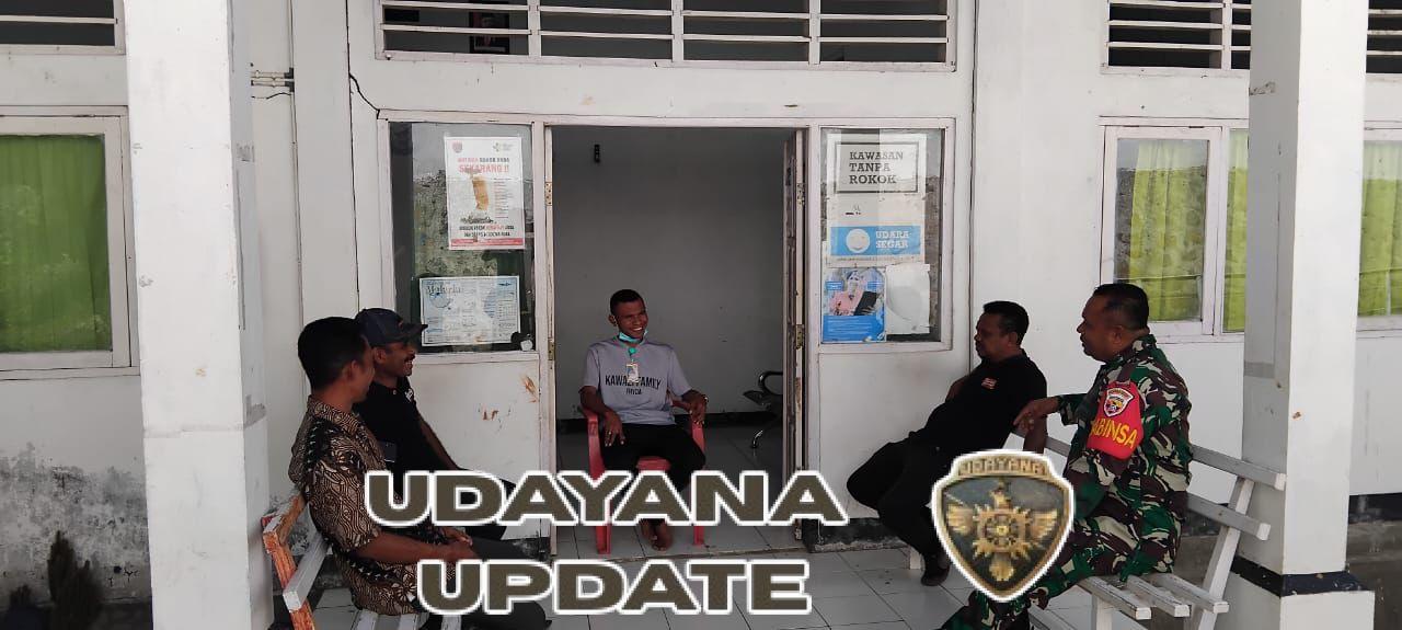 Babinsa Pulau Pura Gelar Komsos dengan Tenaga Kesehatan di Poskesdes Pura Timur