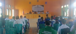 Babinsa Koramil 1625-05/Aesesa Hadiri Rapat Uji Publik Raperda Perlindungan Lahan Pertanian di Aesesa Selatan