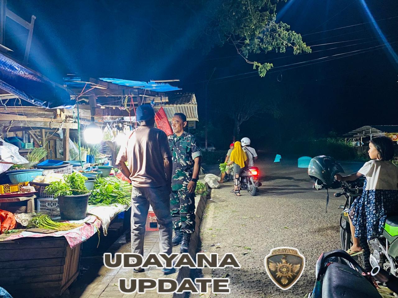 Babinsa Koramil 1625-05/Aesesa Laksanakan Patroli Malam di Wilayah Kelurahan Danga