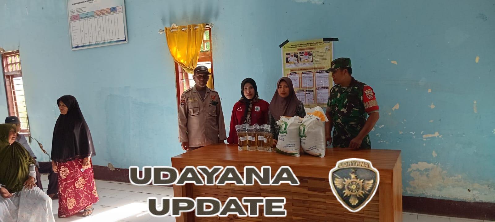 Babinsa Sekongkang Atas Kawal Ketat Penyaluran Bantuan Beras dan Minyak Goreng Bulog untuk Warga Alokasi Oktober–November 2025