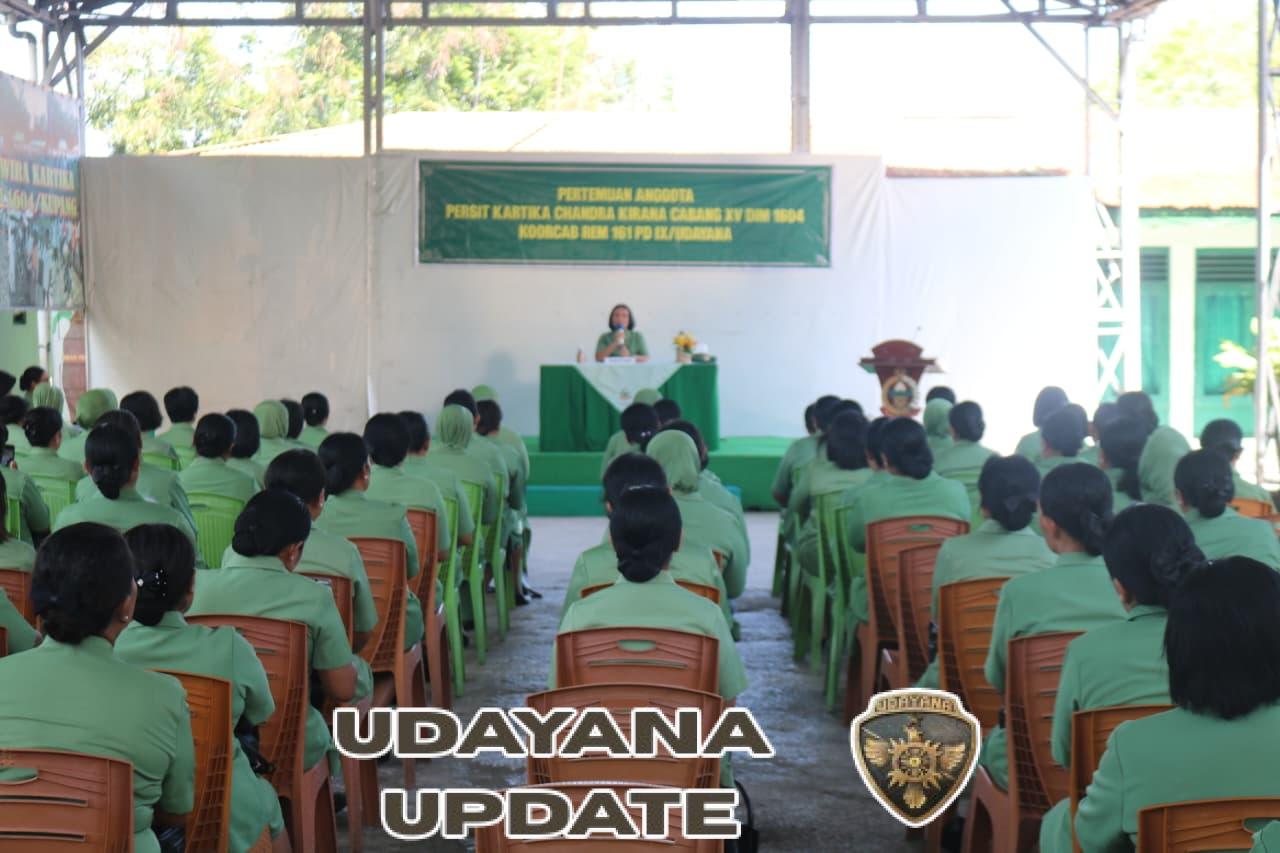 Pertemuan Persit Kodim Kupang Bahas Etika Berorganisasi