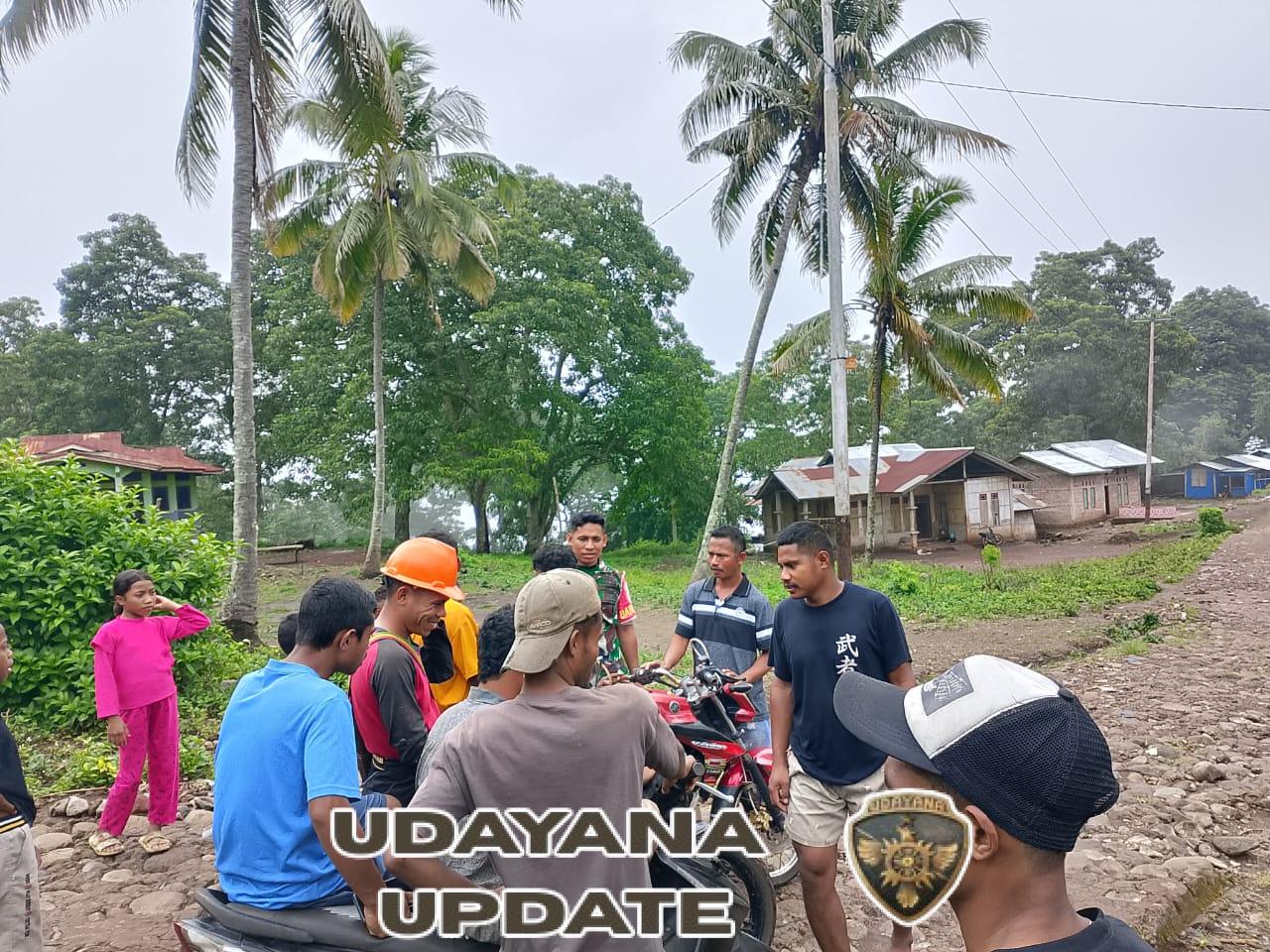 Babinsa Koramil Maurole Gelar Komsos dan Pamwil, Warga Desa Pise Merasa Aman