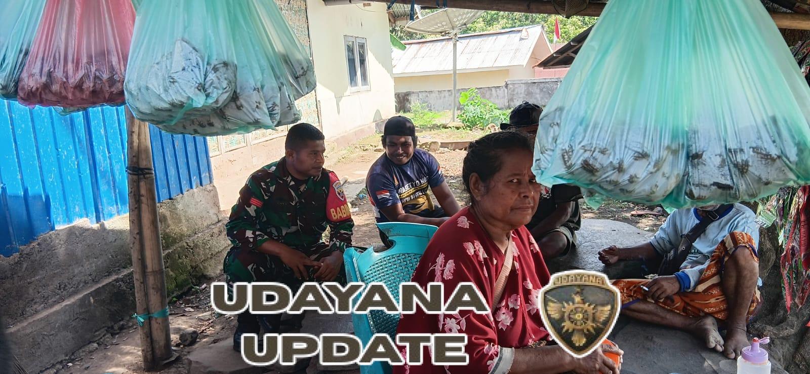 Babinsa Koramil 1602-02/Wolowaru Gelar Komsos dan Pamwil di Kelurahan Wolojita