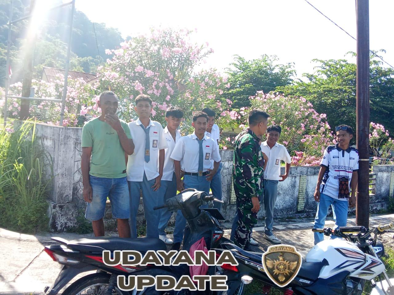 Babinsa Kodim 1602/Ende Tingkatkan Keamanan dan Kedekatan dengan Warga Desa Liabeke