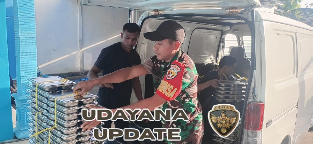Babinsa Koramil 1627-01/Ba’a Pantau Pelaksanaan Program Makanan Bergizi Gratis di Kabupaten Rote Ndao