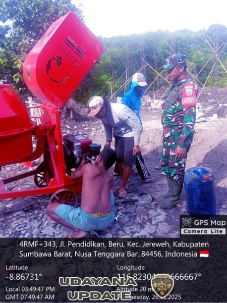 Babinsa Desa Belo Laksanakan Pengawasan Koperasi Merah Putih