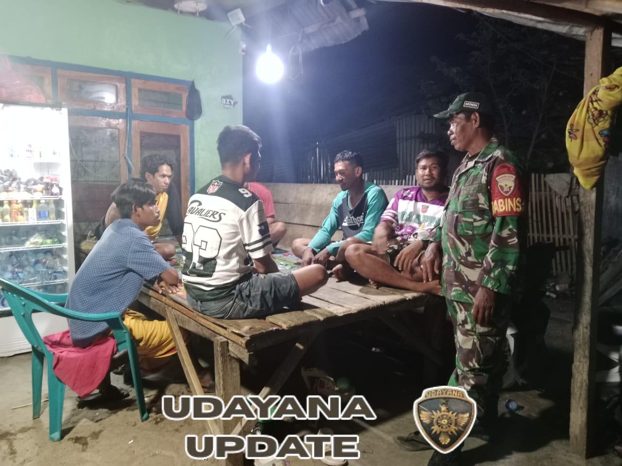 Koramil 1608-04/Woha Gelar Apel Personil untuk Patroli Siskamling Wilayah Teritorial