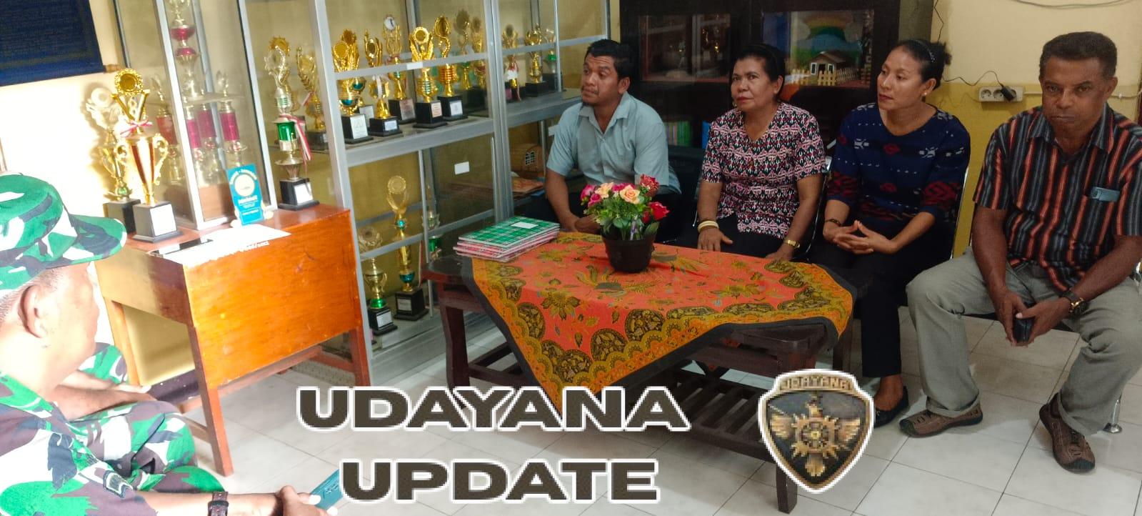 Babinsa Ndona Tingkatkan Kedekatan dengan Pelajar Lewat Komsos di Sekolah