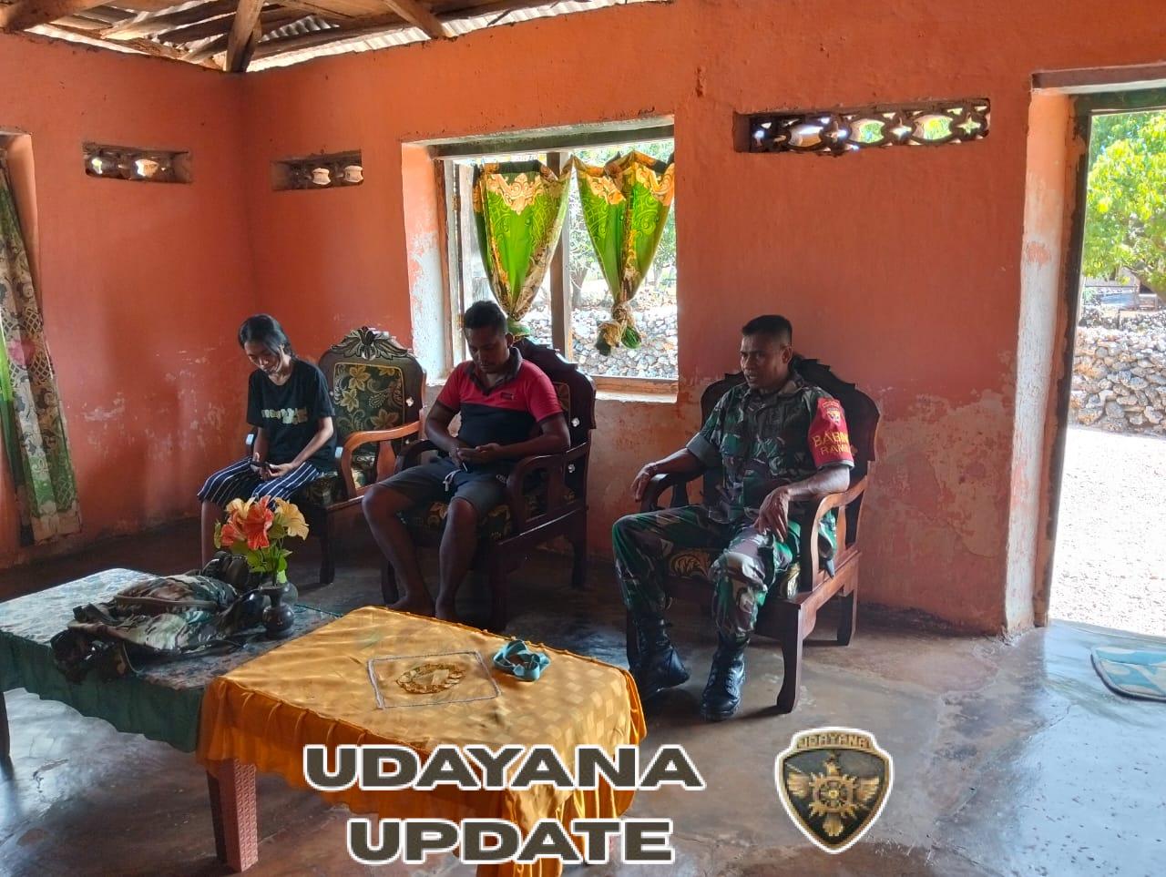 Babinsa Batutua Ajak Warga Tolama Siapkan Lahan Tanam Hadapi Musim Hujan