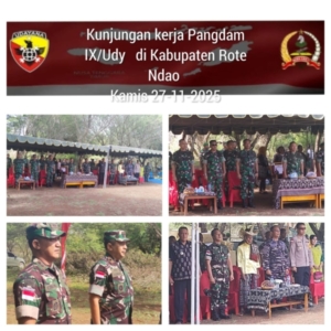 Pangdam IX/Udayana Tinjau Tanah Hibah Pembangunan Yon TP di Kabupaten Rote Ndao