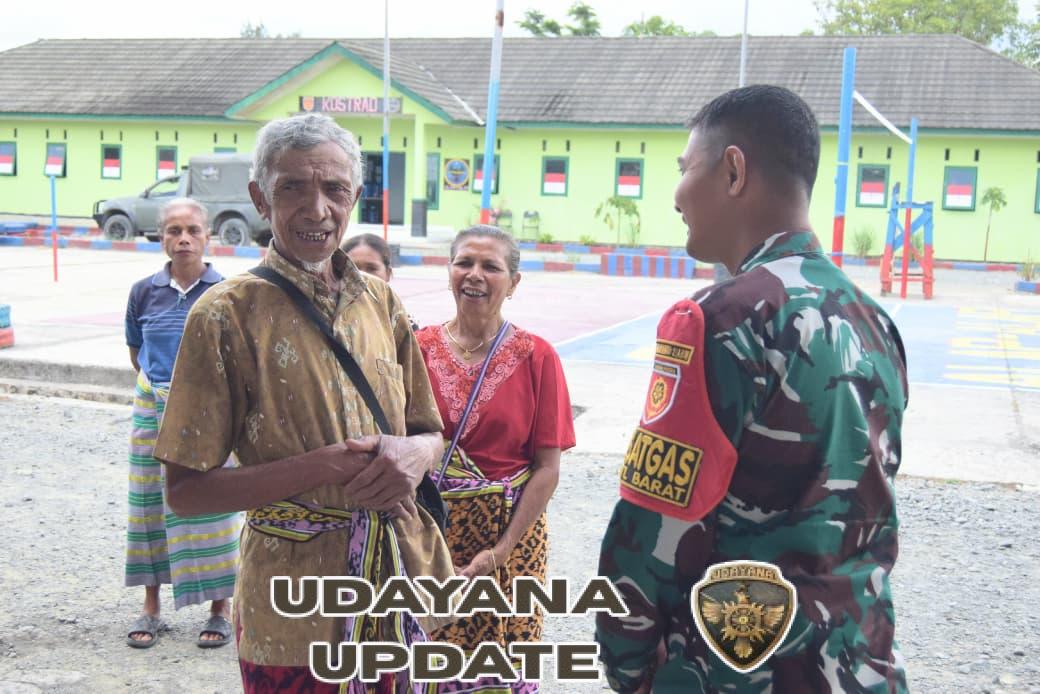 Peduli Kesehatan Mata, Satgas Pamtas Yonarhanud 2 Kostrad Adakan Pemeriksaan Mata dan Pembagian 500 Kacamata Gratis